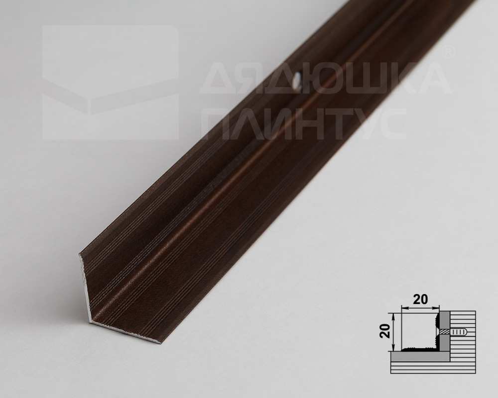 Порог угловой ПУ 05-1.2700.294 Венге