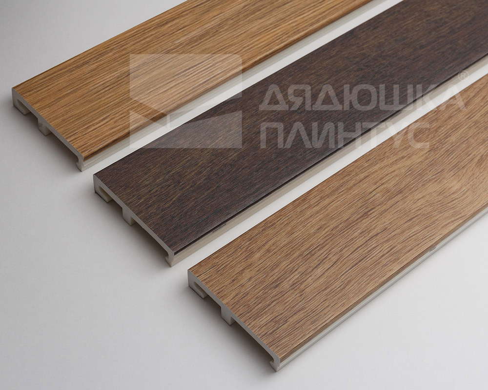 Плинтус напольный Salag Alpha 80 КП Мятный Дуб 2,4м