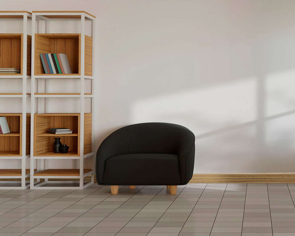 Плинтус ПВХ Cezar матовый с мягким краем HI-LINE PRESTIGE 334 Дуб оливер