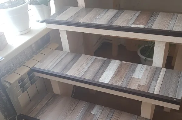 Порог угловой ПУ 03.1800.105 Дуб арктик