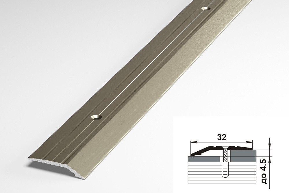 Порог разноуровневый ПР 03.2700.242л Шампань