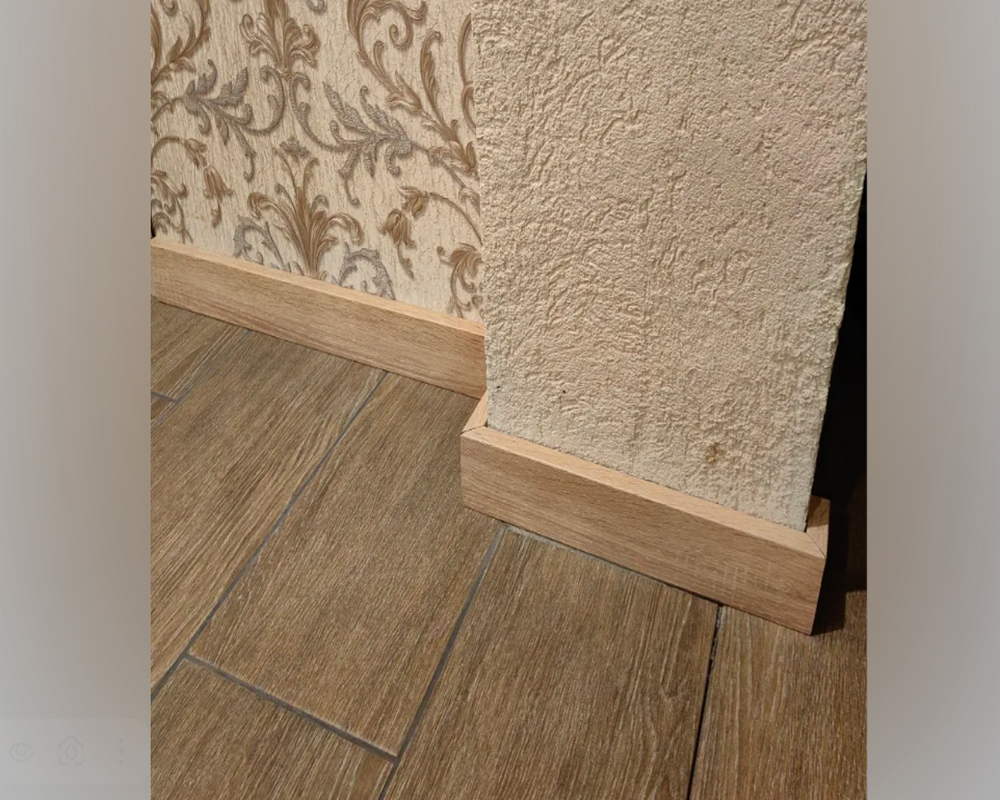 Плинтус напольный Salag Alpha 80 КП Мятный Дуб 2,4м