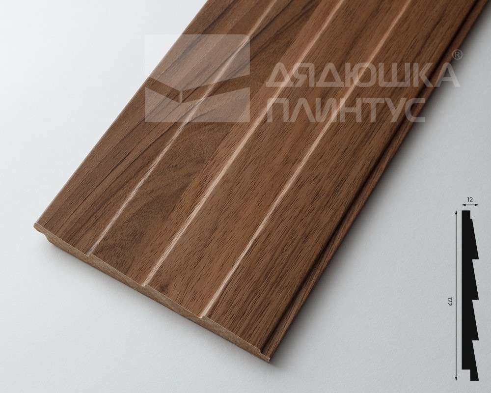 Панель МДФ ACUPAN 61.08.122505.92 зубья 12х122х2760 мм Орех светлый