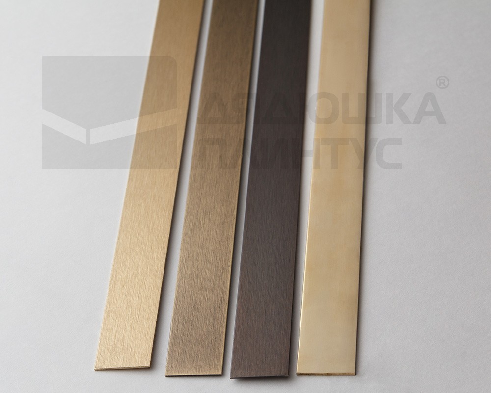 PVL87-04 Полоса латунь антик бронза светлая 10мм 2,7м