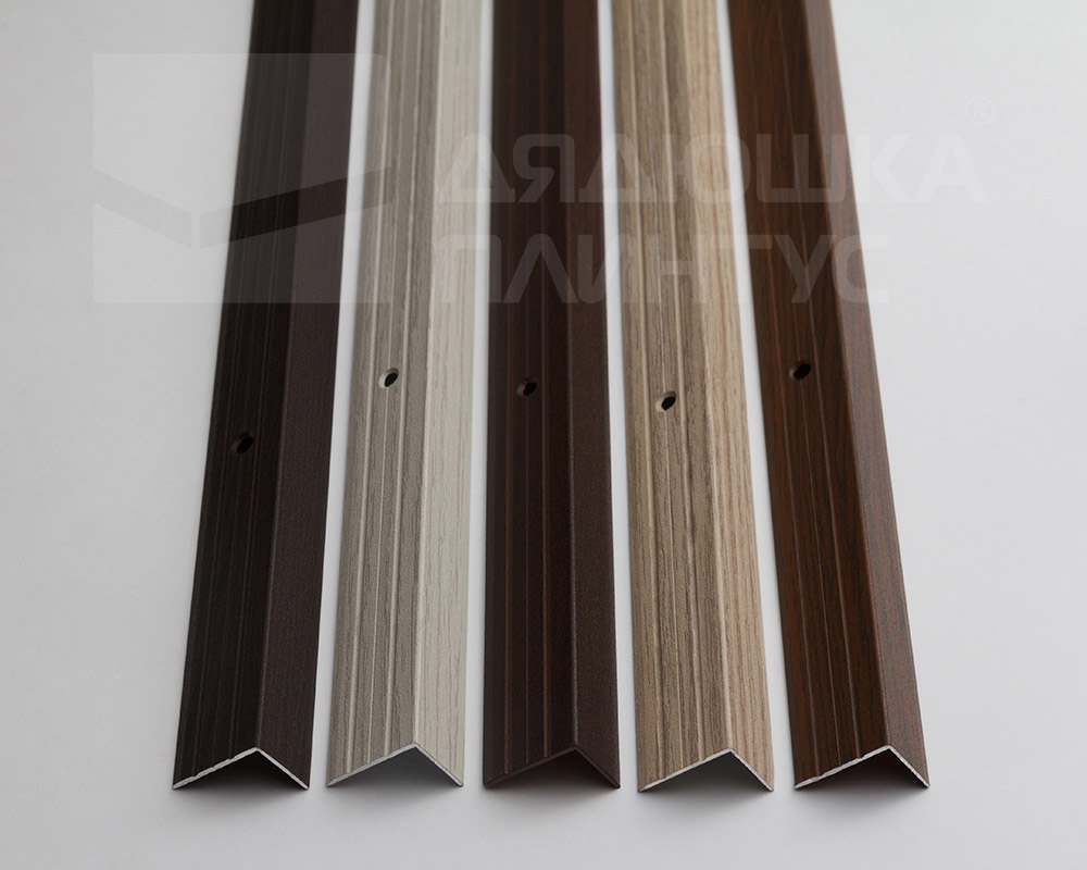 Порог угловой ПУ 03.900.04л Бронза