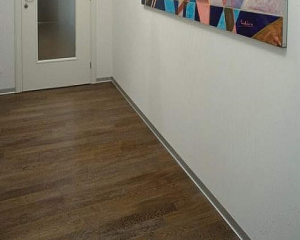 Плинтус из нержавеющей стали Пл 60-3НСП.2700.001