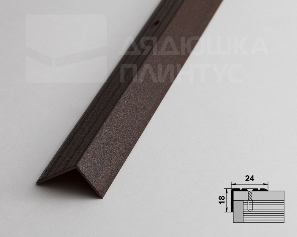 Порог угловой ПУ 03.900.094 Венге