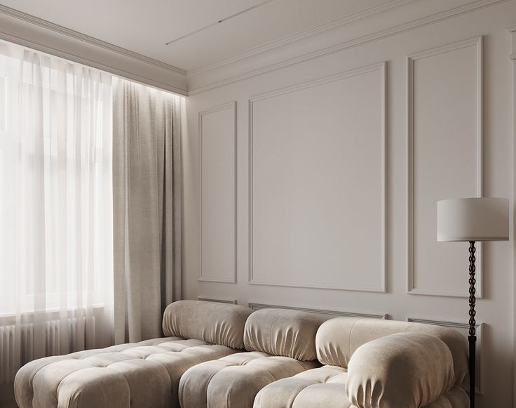 Молдинг из полистирола высокой плотности HI WOOD LD20 20,5мм х 10мм х 2,0м.