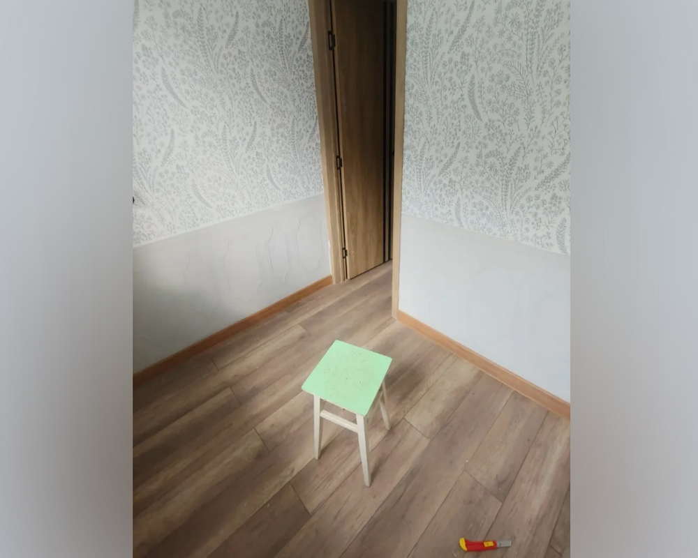 Плинтус ПВХ Cezar матовый с мягким краем HI-LINE PRESTIGE 334 Дуб оливер