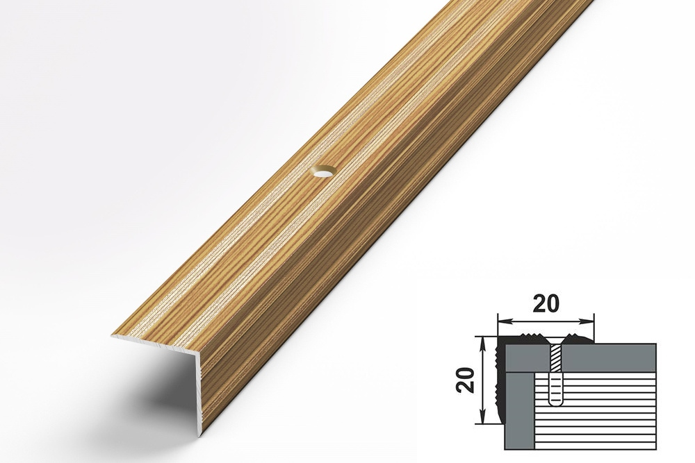 Порог угловой ПУ 05.2700.276 Бамбук