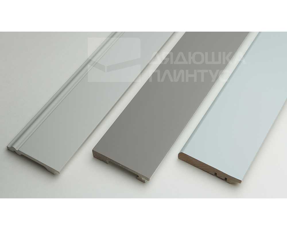 Плинтус МДФ Волшебная палочка 81402 81мм 2,4м.  Окрашенная. NCS 5010G10Y