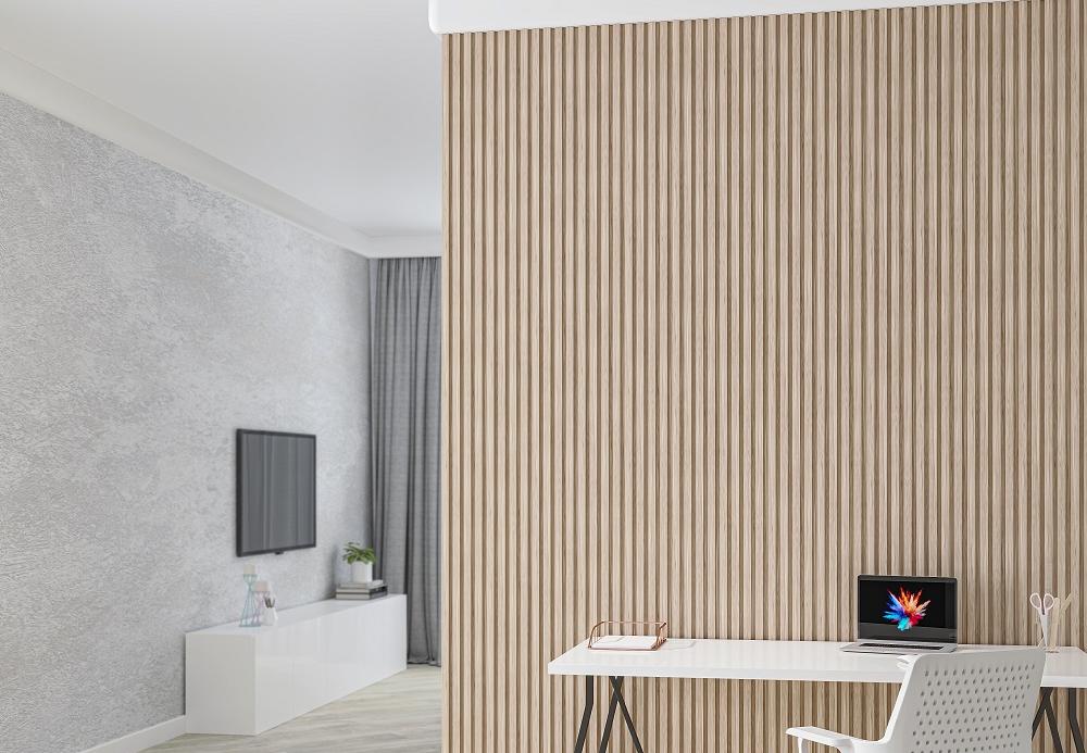 Панель вспененный полистирол ГРЕЙС 3D RAIL 120*2700 мм.  Мербау