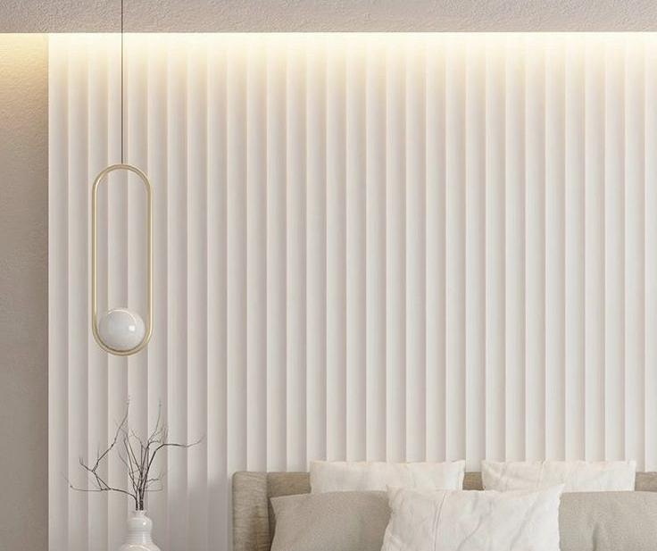 Стеновая панель HI WOOD белая. LV121 NP HI WOOD 120,0мм х 12,0мм х 2,7м.