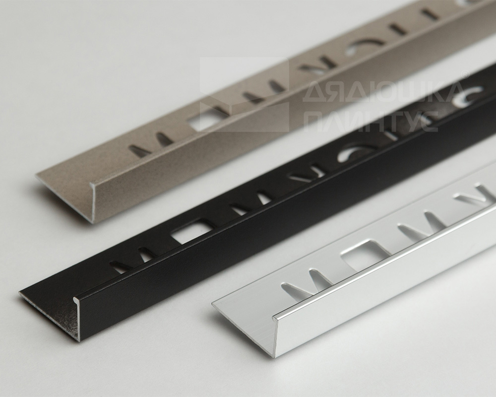 Профиль окантовочный Волшебная палочка MSPK 01.2700.SL08 10мм 2,7м Камень черный