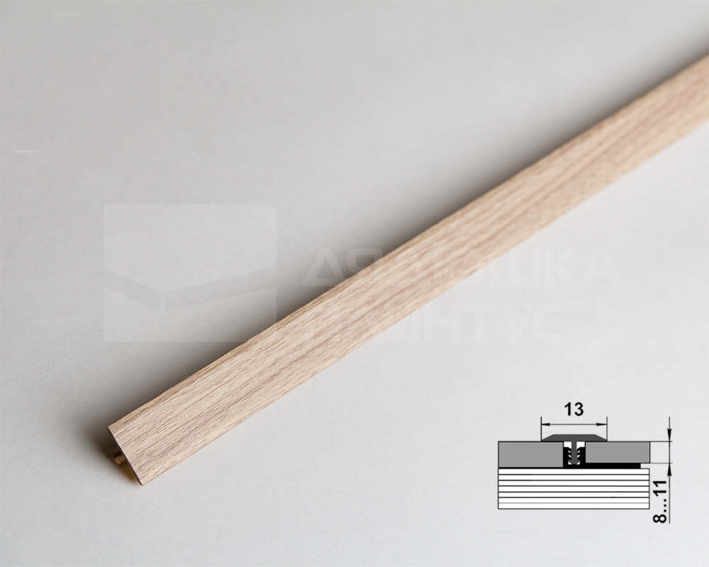 Порог одноуровневый ПС 09.2700.287 Дуб беленый