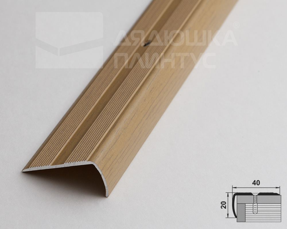 Порог угловой ПУ 06.1800.085 Клен