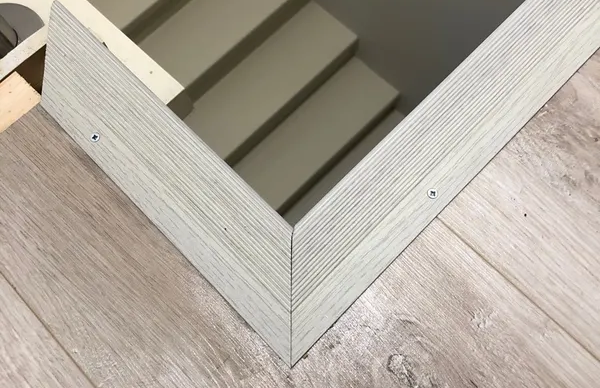 Порог угловой ПУ 02.900.087 Дуб беленый