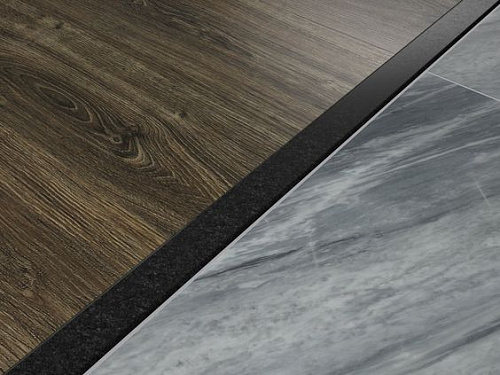 Алюминиевый  профиль ПТ-18 (79107PF7)  черный муар 2,7 м.