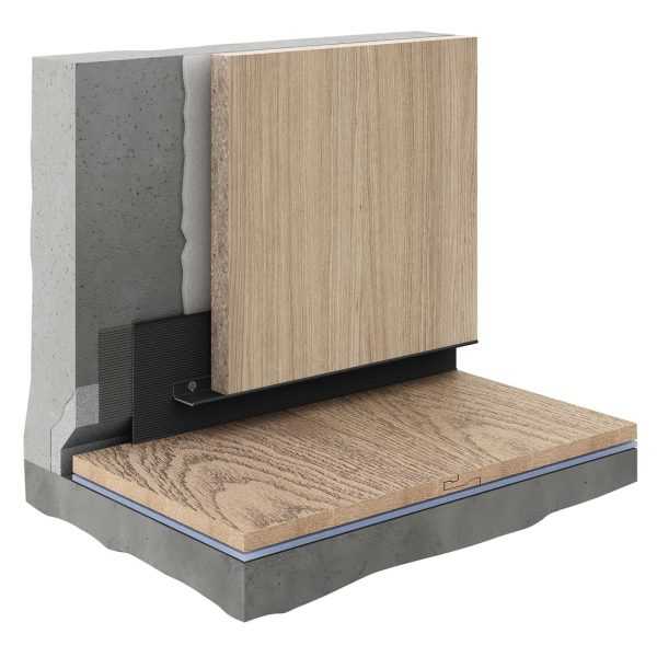 Теневой профиль Decaro Engineering D004.2A Черный 2,0 м