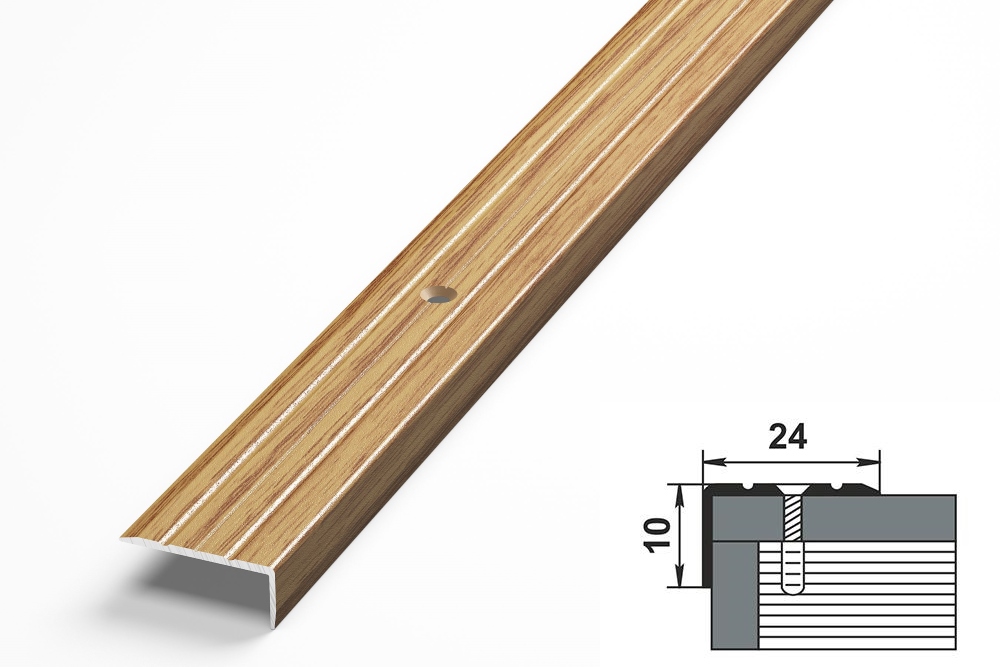 Порог угловой ПУ 01.2700.284 Дуб универсальный