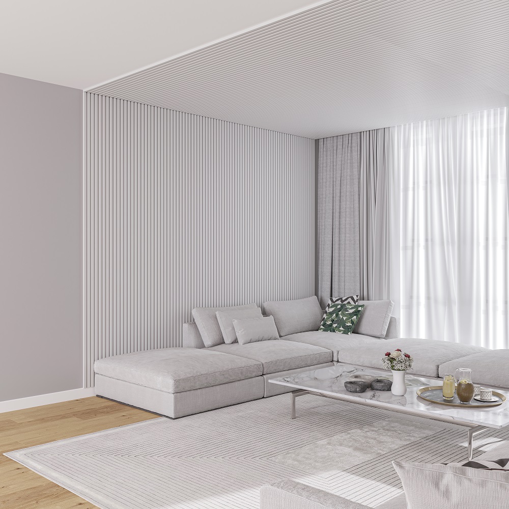 Рейка завершающая с монтажной планкой для панелей МДФ 2,75м L05 Серый тик