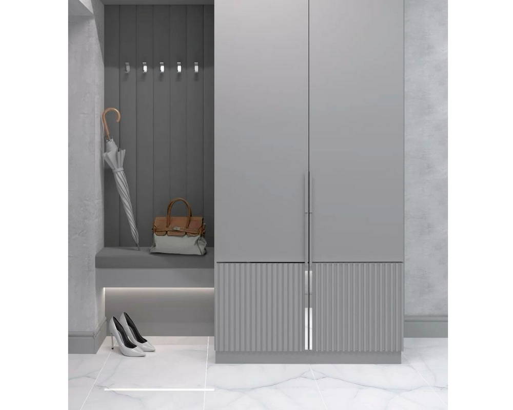 Плинтус ПОЛИСТИРОЛ HI WOOD B80C 80мм х 11мм х 2,0м. Окраска включена в стоимость