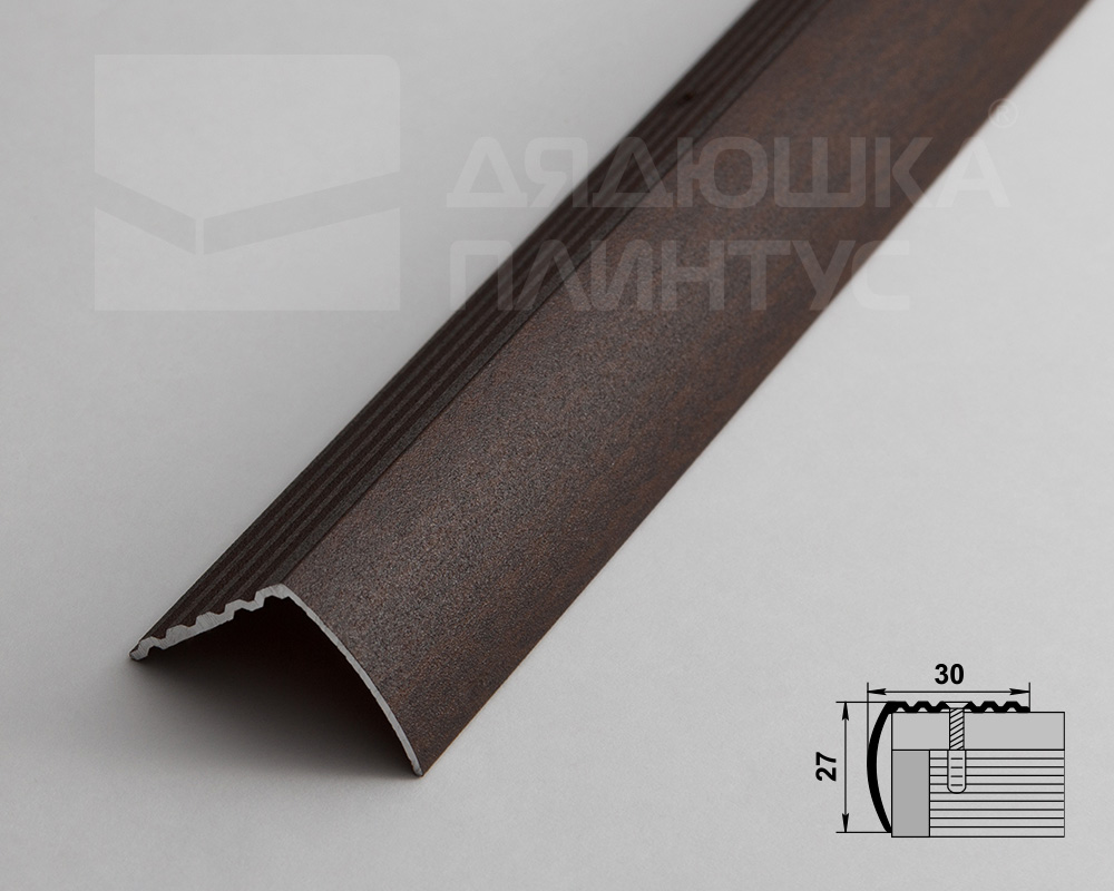 Порог угловой ПУ 04.1800.094 Венге