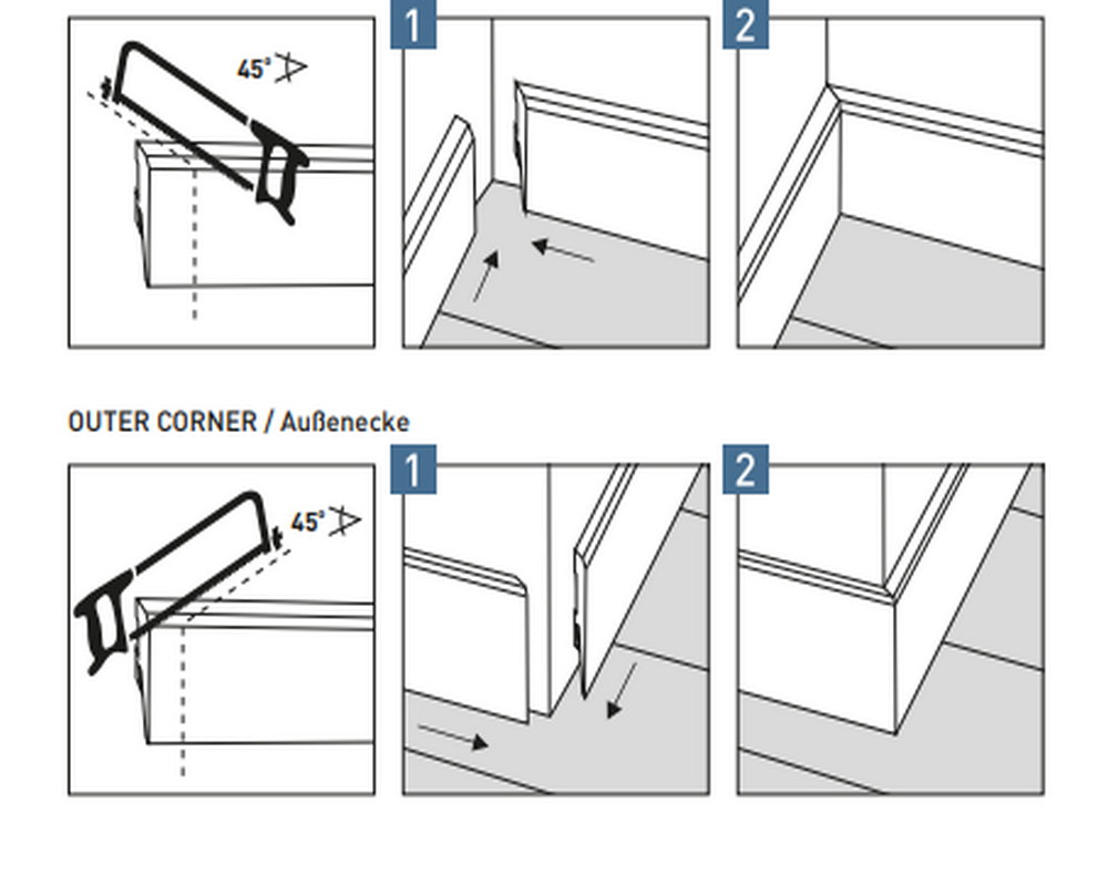 Плинтус Arbiton VIGO60 162 Дуб Корнуолл 2,2 м
