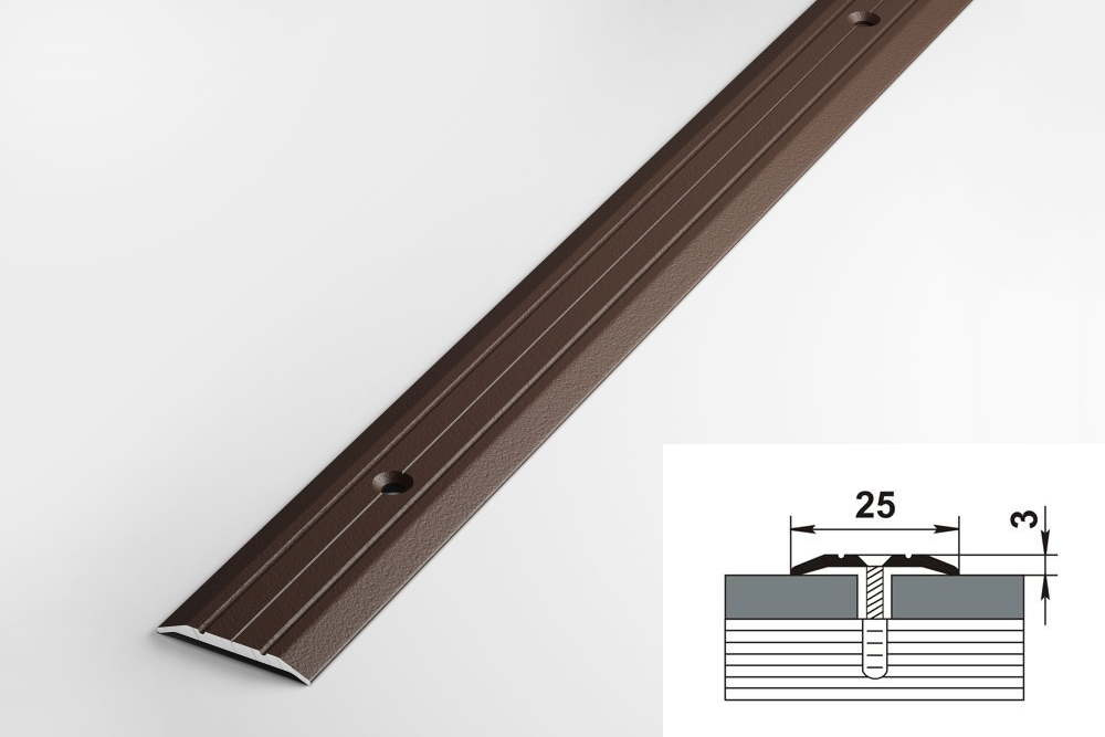 Порог одноуровневый ПС 01.900.03 Шоколад