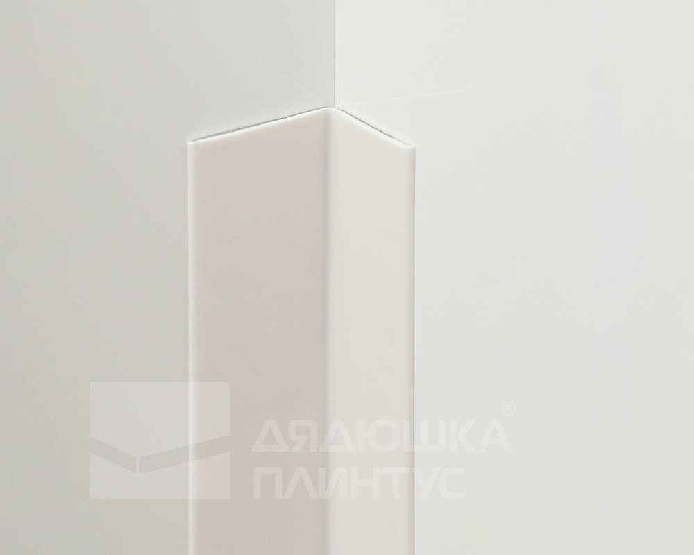 Плинтус эластичный на клеевой основе ПВХ Dollken WLK20 20мм х 15мм. 1137 Белый