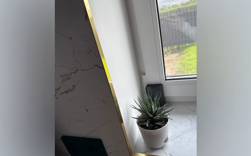 Профиль окантовочный ПК 01-12.02лп Золото полированое