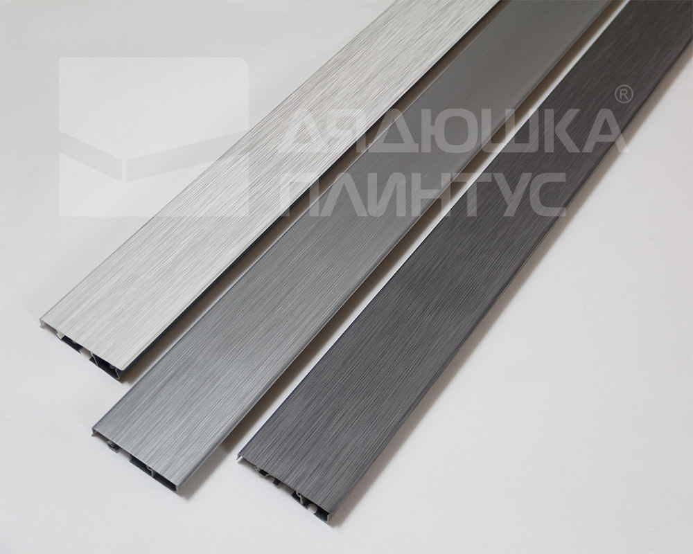 Плинтус ПВХ Cezar матовый с мягким краем HI-LINE PRESTIGE 334 Дуб оливер