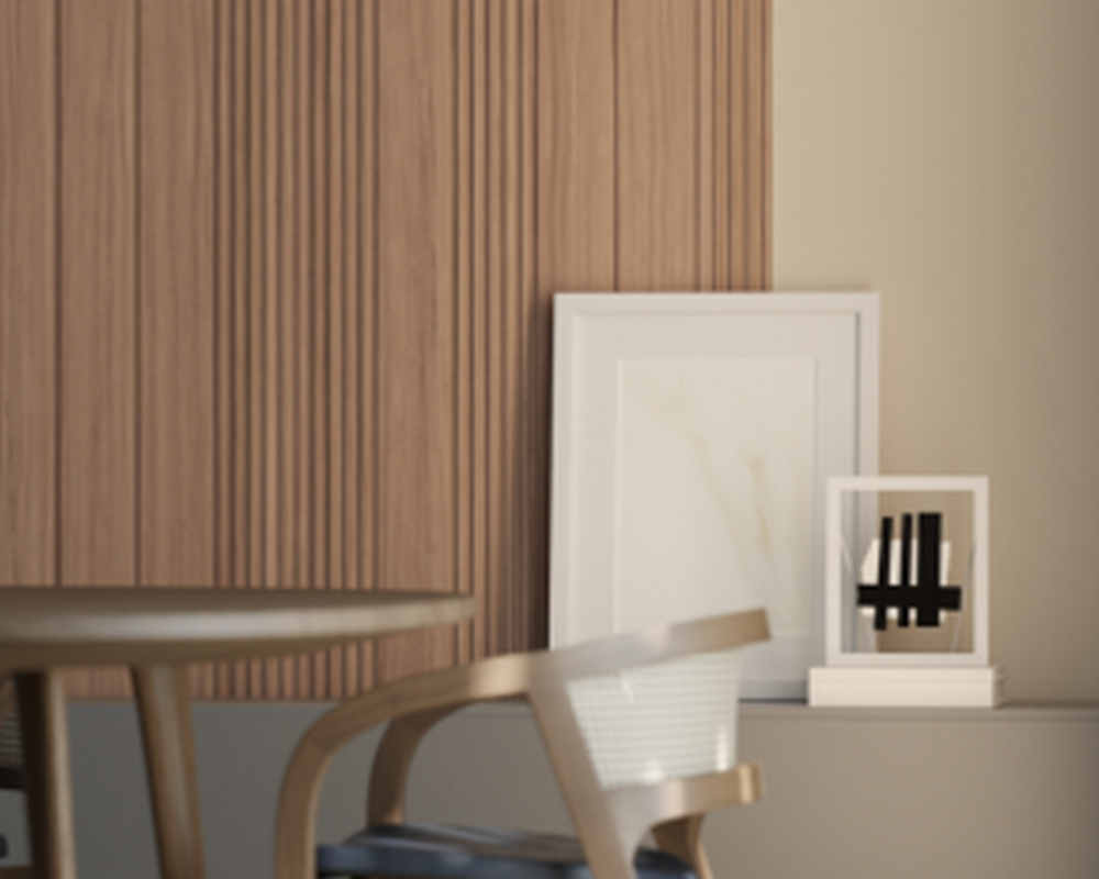 Панель МДФ ACUPAN 61.08.122503.92 плоская 12х122х2760 мм Орех светлый