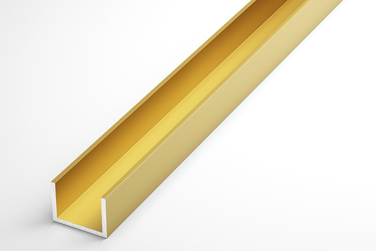 Швеллер 15*20*15 мм Шв 08.2000.502л Золото. Цена за 5 штук.