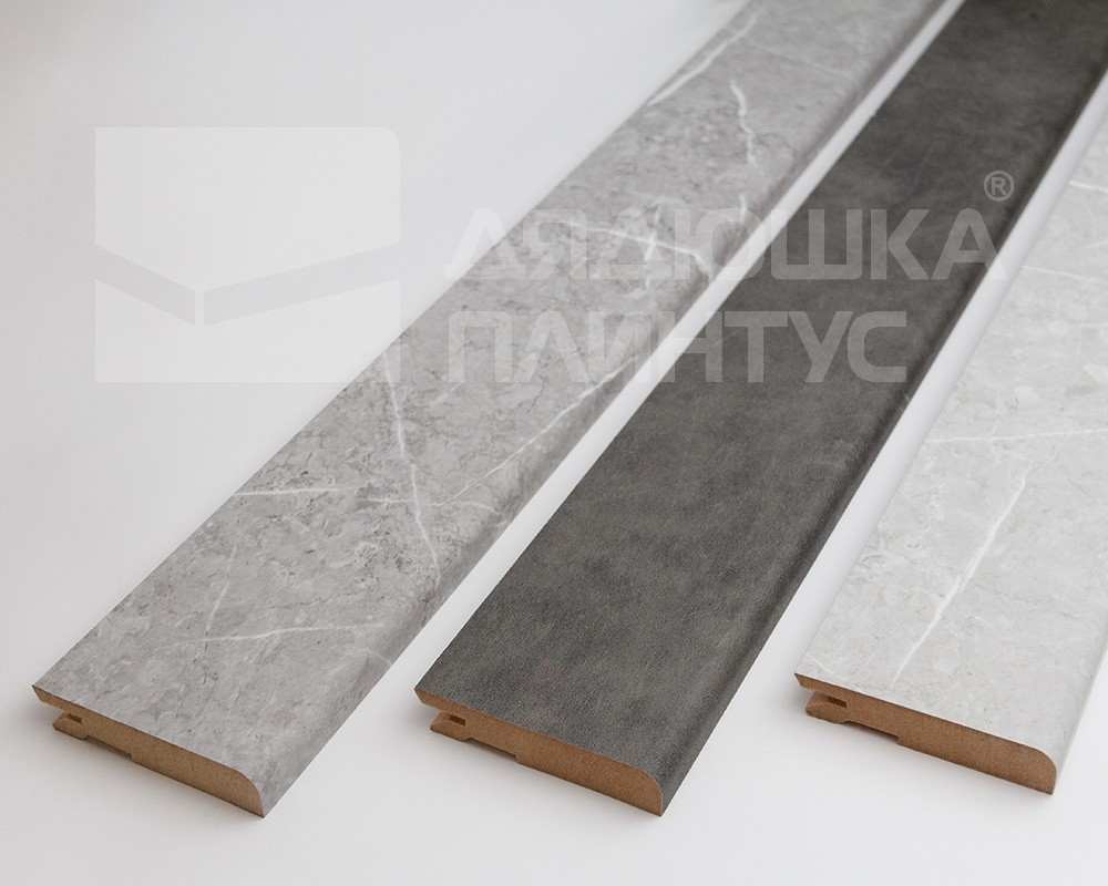Плинтус МДФ Лука Пл 100-1МДФ.2700.Point line 24071 Торос грей