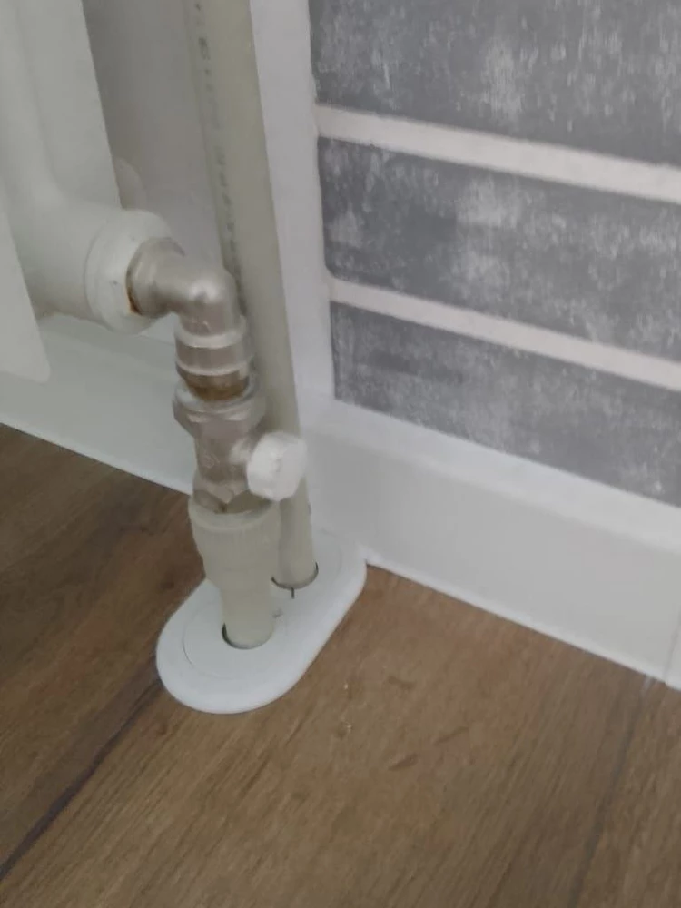 Двойной обвод для труб ПВХ d20 Коричневый