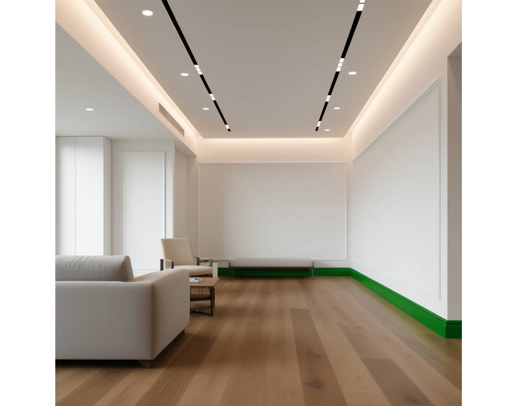 Плинтус из полистирола высокой плотности NMC Wallstyl FL1 Белый