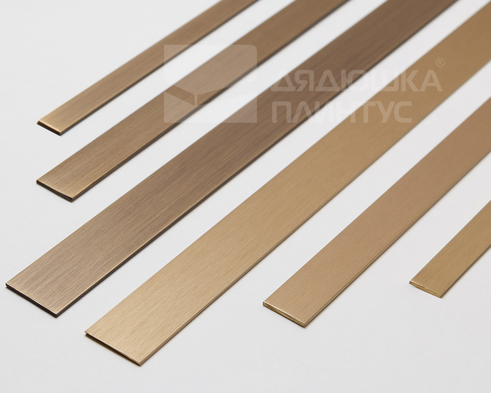 PVL89-04 Полоса латунь антик бронза светлая 20мм 2,7м