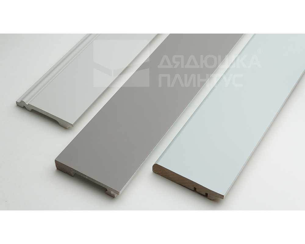 Плинтус МДФ Волшебная палочка 81402 81мм 2,4м.  Окрашенная. NCS 5010G10Y