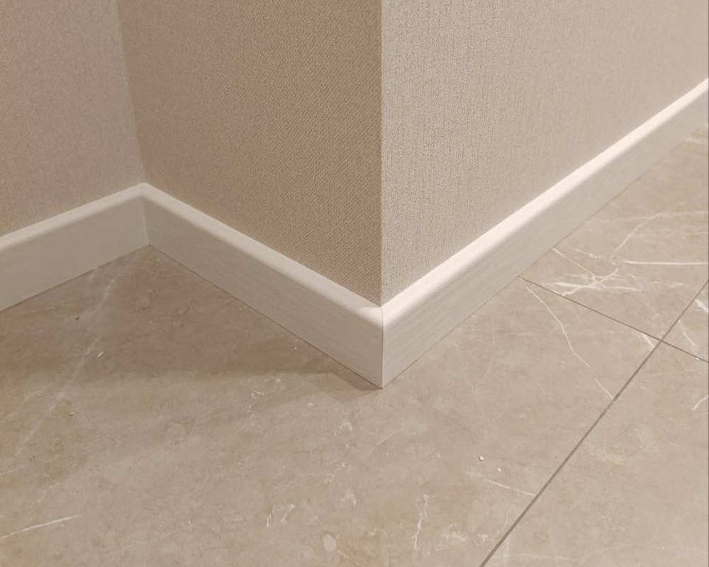 Плинтус МДФ Волшебная палочка. Гарден 200 Белый