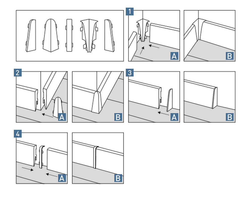 Плинтус Arbiton VIGO60 160 Дуб Кальвия 2,2 м
