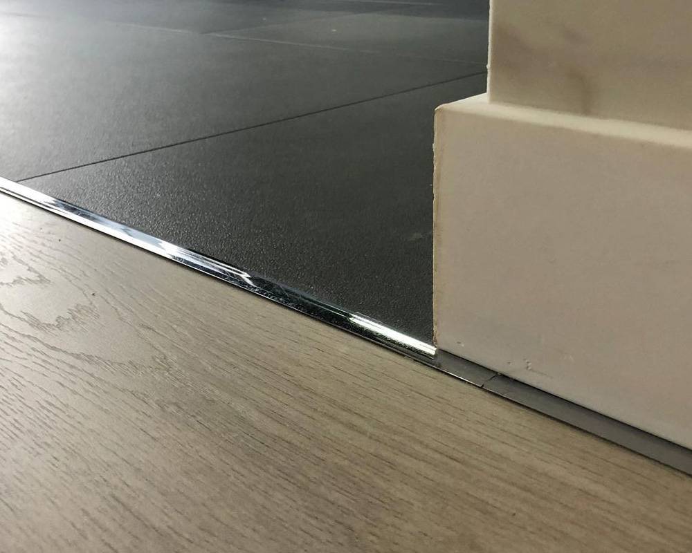 PVS90-03 Профиль Т-образный нержавеющая сталь Зеркальный 14мм х 2.7м