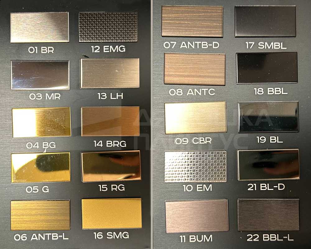 PVS90-05 Профиль Т-образный нержавеющая сталь Золото зеркальное 14мм х 2.7м