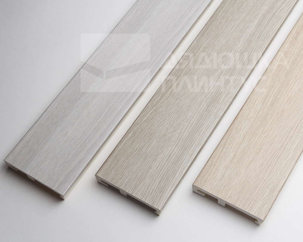 Плинтус напольный Salag Alpha 80 КП Мятный Дуб 2,4м