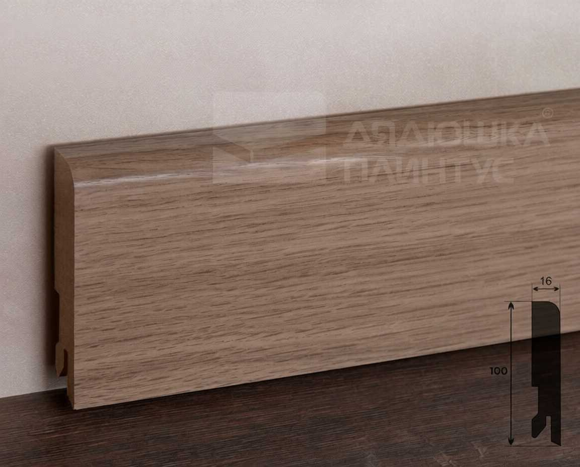 Плинтус МДФ Лука Пл 100-1МДФ.2700.Point line 24017 Дуб серф серый