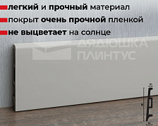 Плинтус ВОЛШЕБНАЯ ПАЛОЧКА САМОЦВЕТЫ 81мм 2,0м. NCS 1500-N.Цвет 404